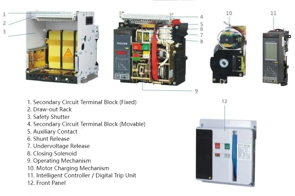 W1 ACB Disassembly diagram