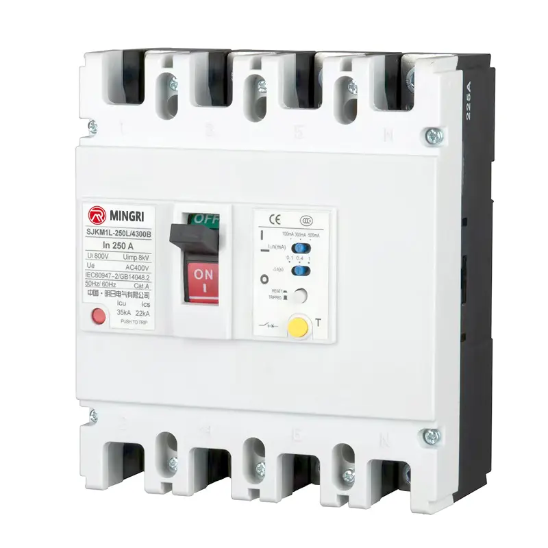 SJKM1L Earth Leakage Circuit Breaker ELCB for Industrial Safety