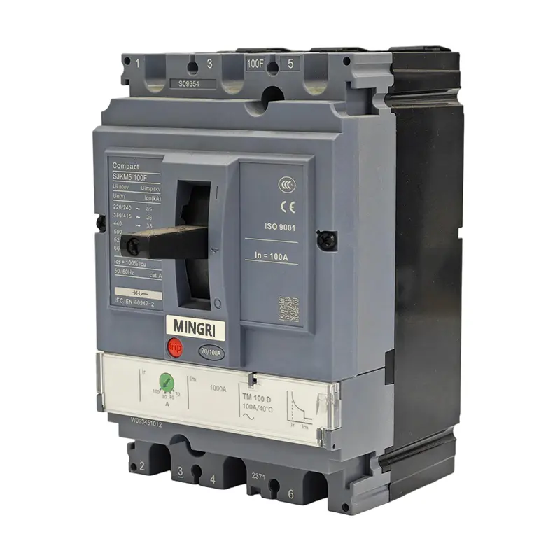 SJKM5 Industrial MCCB Breaker for Short-Circuit Protection
